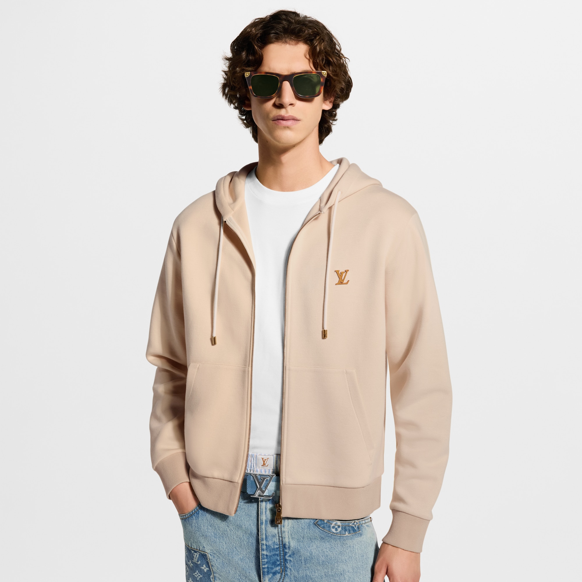 LV Signature Zipped Hoodie - New In Men | LOUIS VUITTON